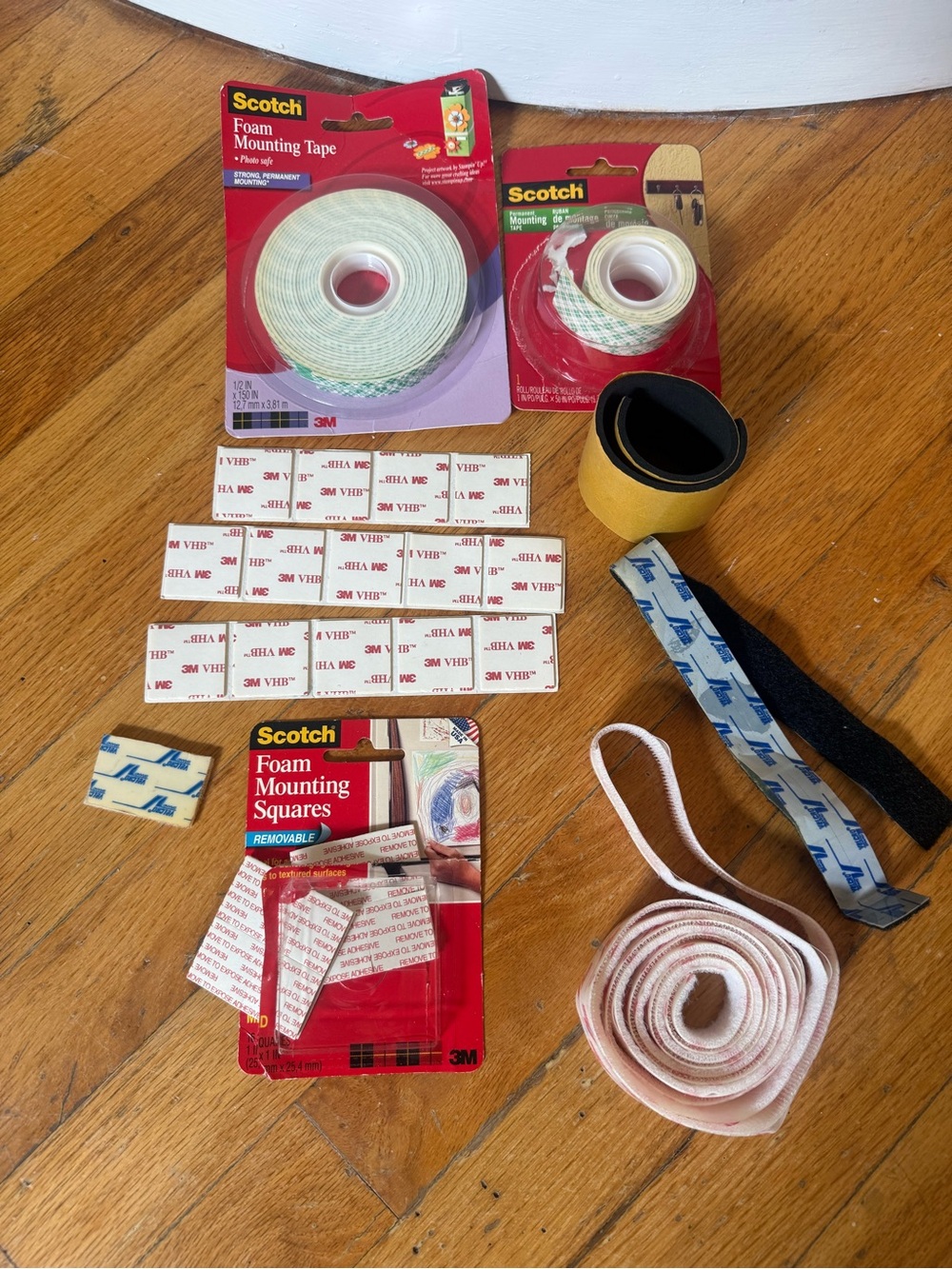 Big bundle of mounting tape